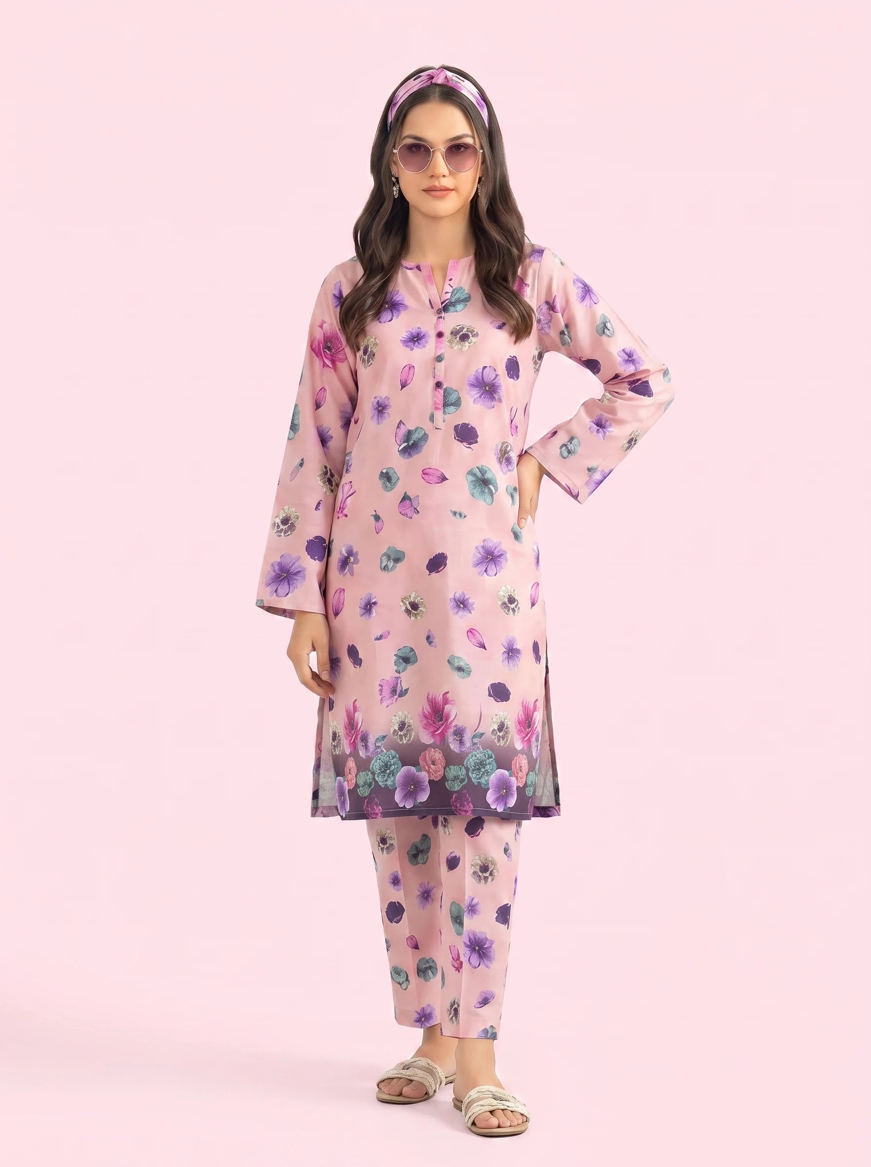 ZARIA — 2 Piece Printed Unstitched by RAJWAN