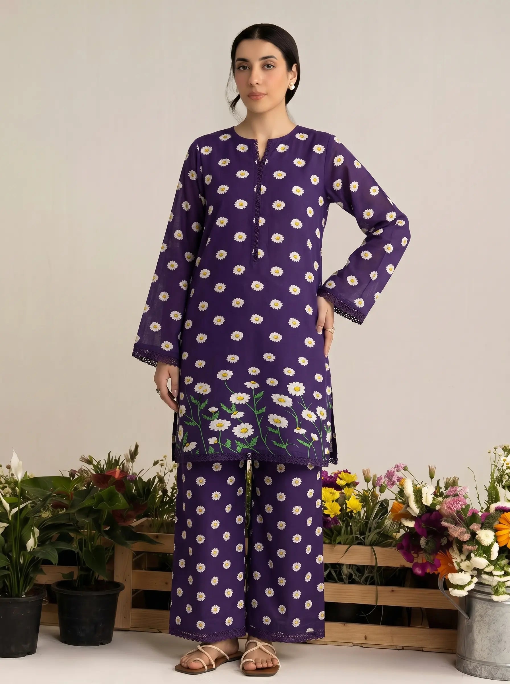 ZARIA — 2 Piece Printed Unstitched by RAJWAN