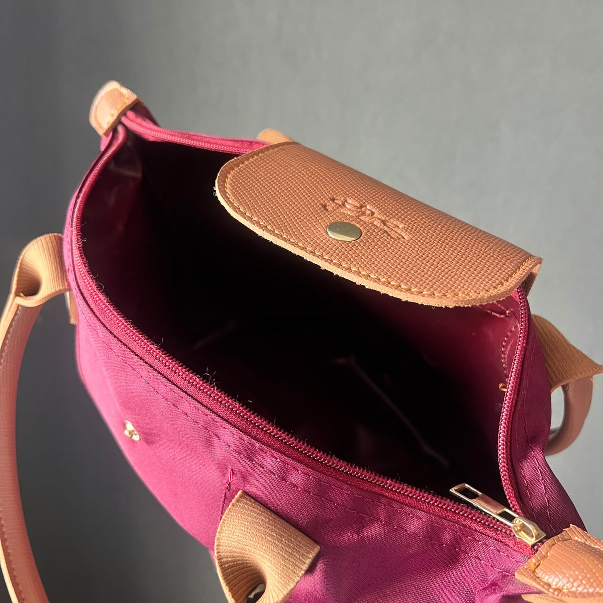 LONG CHAMP MAROON- MEDIUM