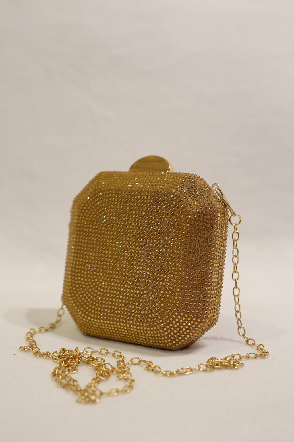 STAR PEARL CLUTCH-CHAMPAIGN GOLD