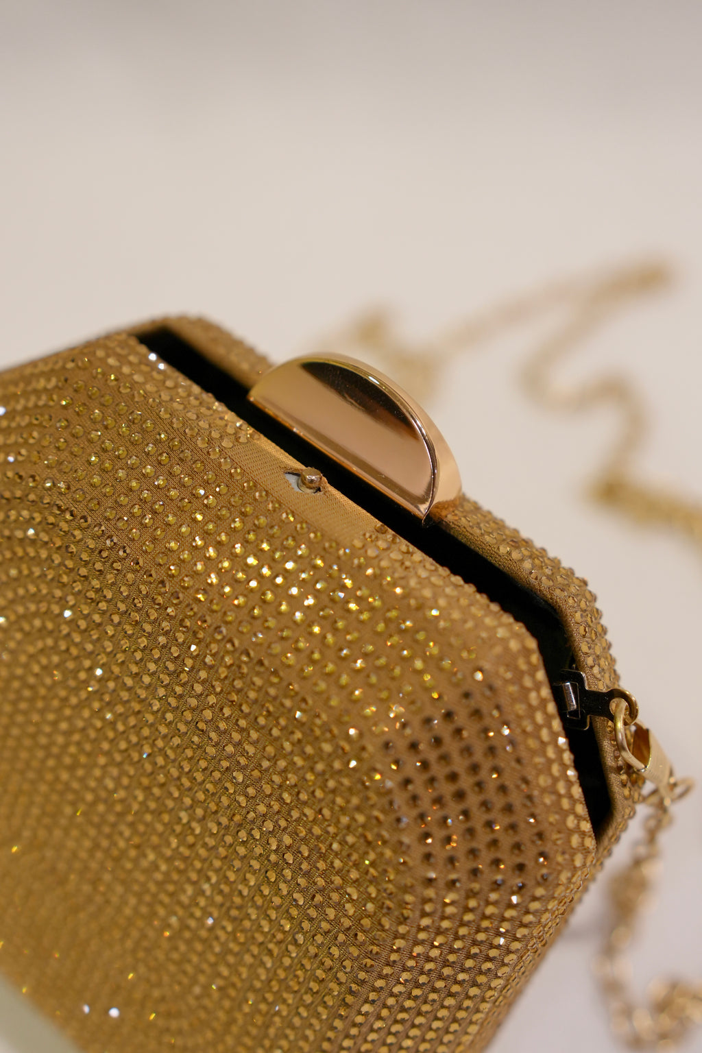 STAR PEARL CLUTCH-CHAMPAIGN GOLD