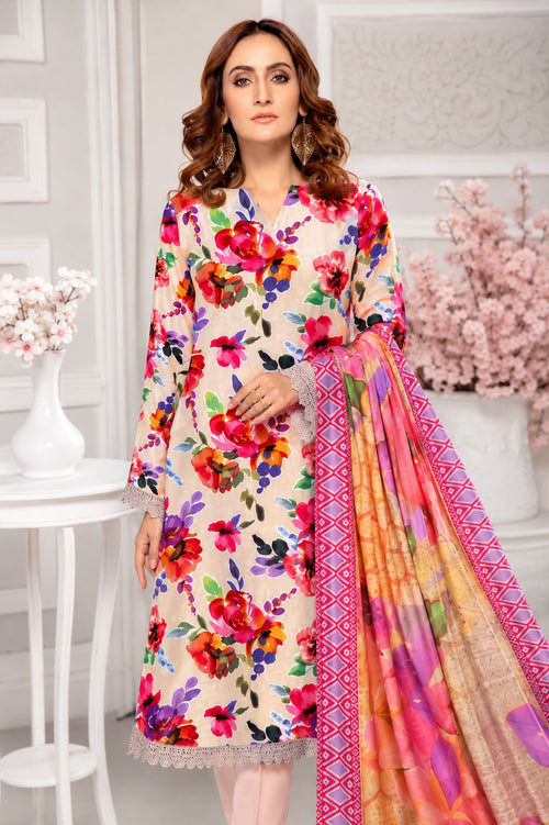 ETHNIC-LINEN THREE PIECE