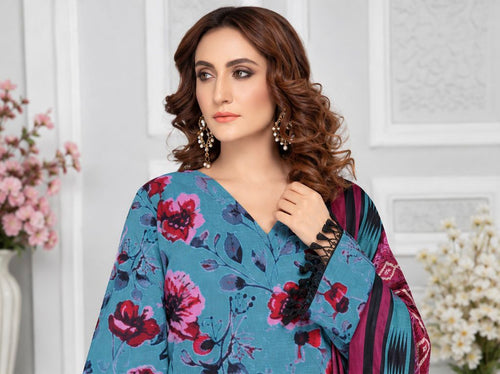 ETHNIC-LINEN THREE PIECE