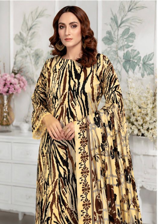ETHNIC-LINEN THREE PIECE