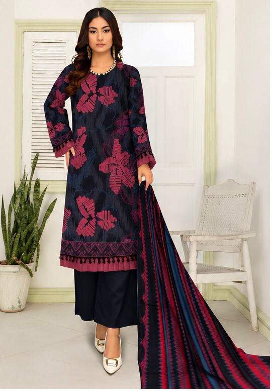 SAPPHIRE-LINEN THREE PIECE