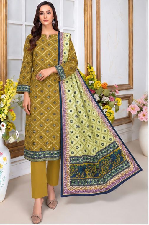 SAPPHIRE-LINEN THREE PIECE