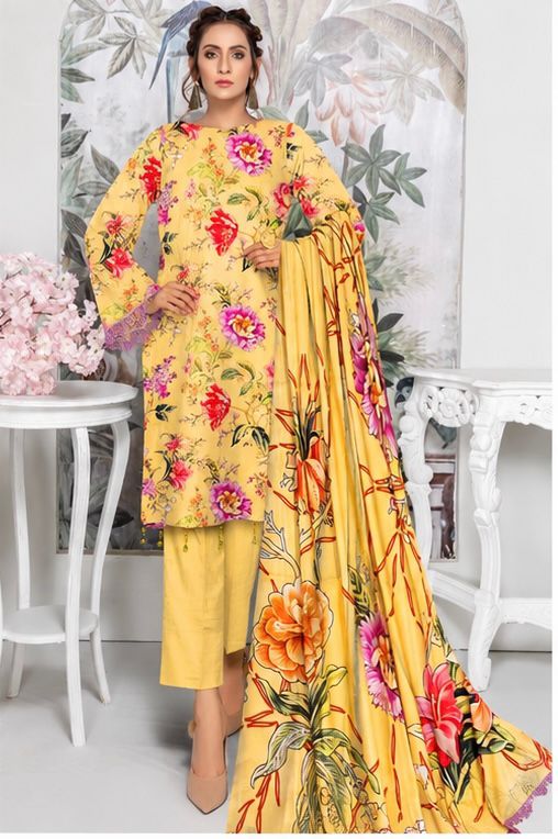 ETHNIC-LINEN THREE PIECE