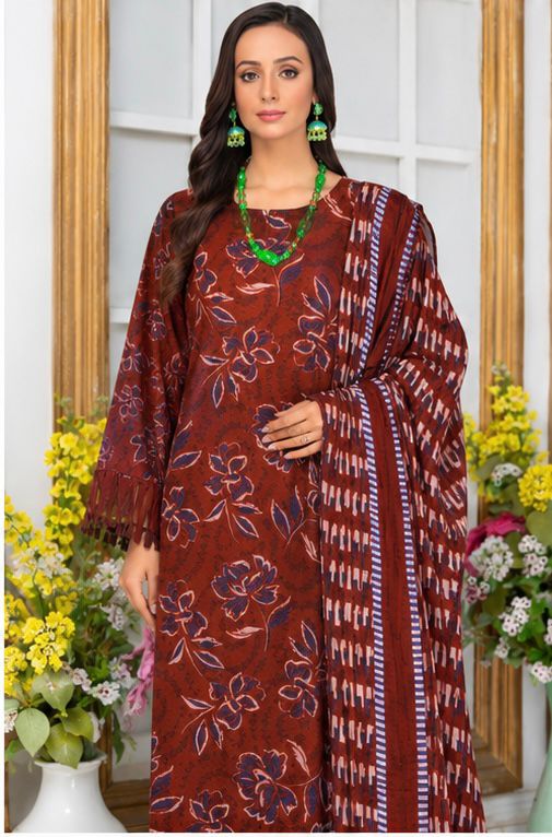 SAPPHIRE-LINEN THREE PIECE