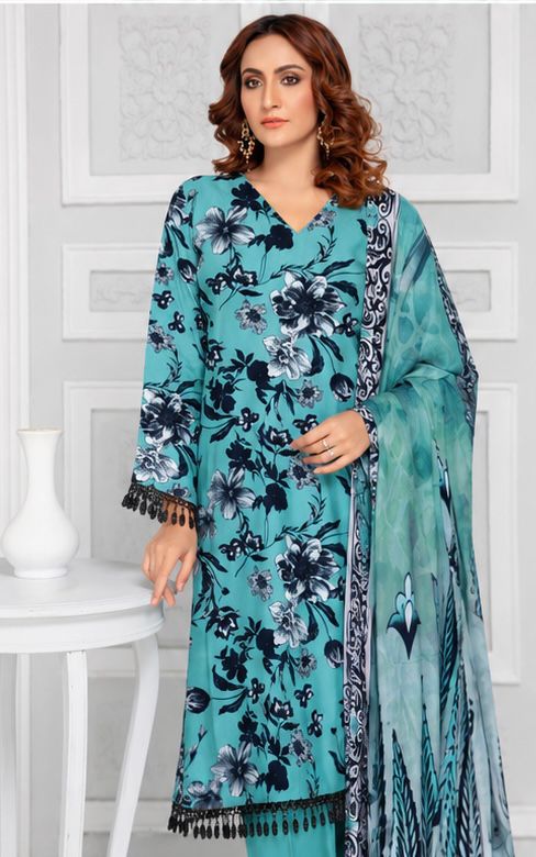 ETHNIC-LINEN THREE PIECE