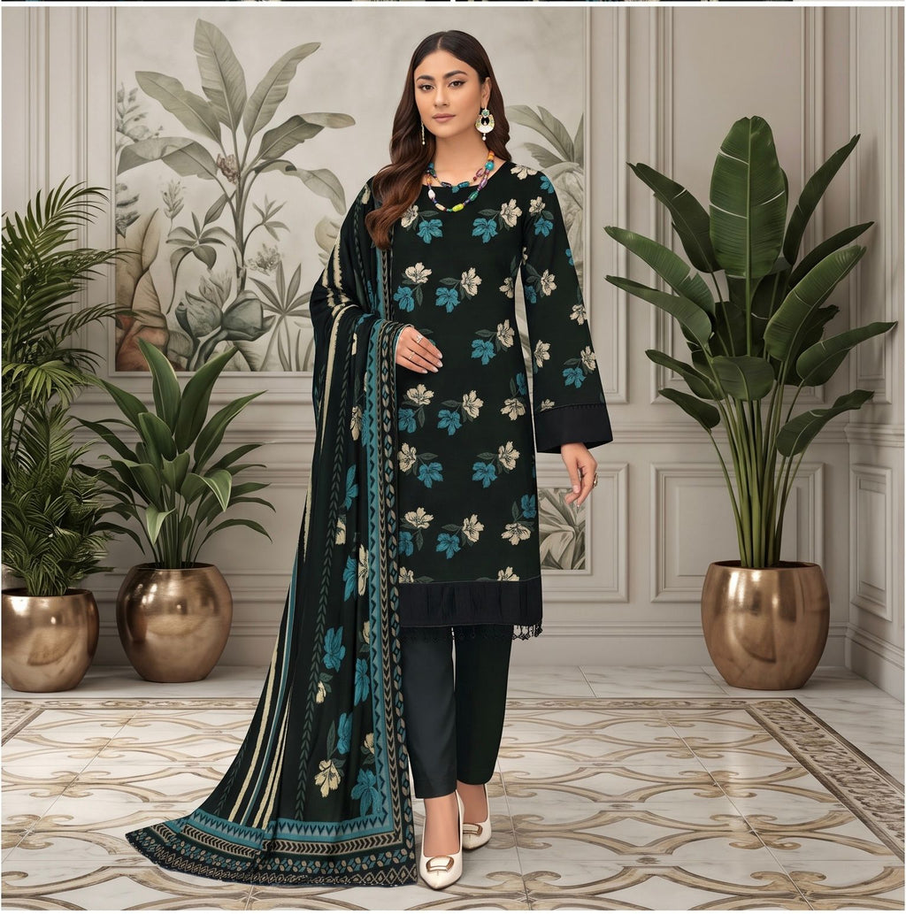 SAPPHIRE-LINEN THREE PIECE