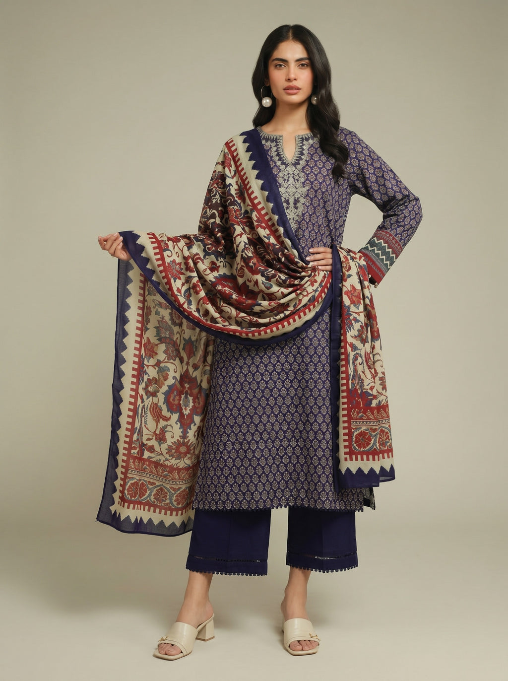 KHAADI THREE PIECE