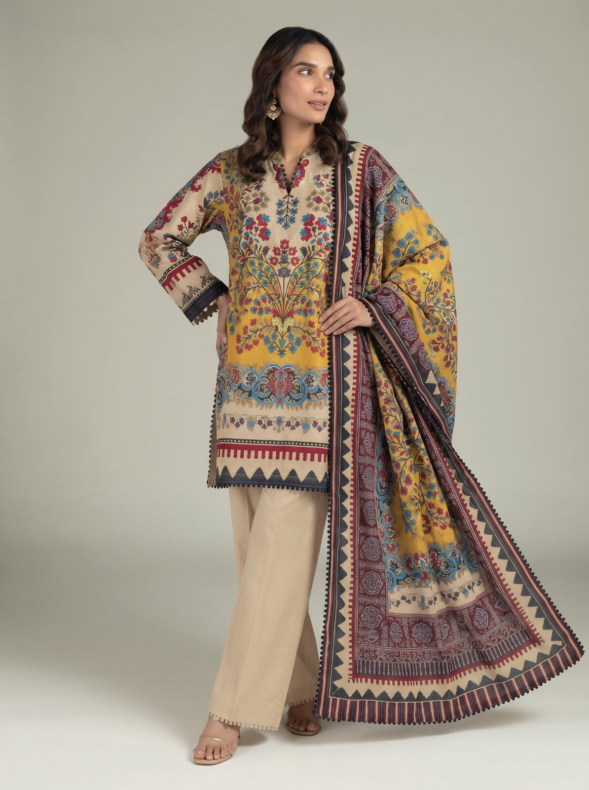 KHAADI THREE PIECE