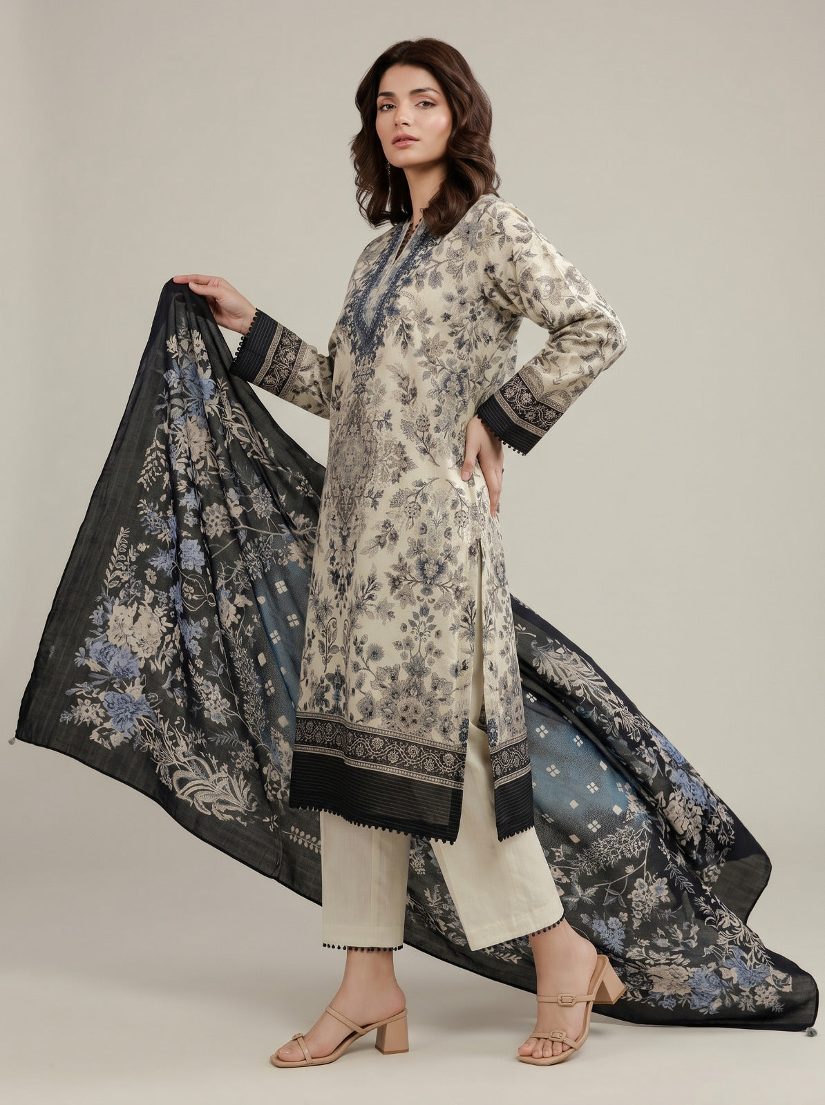KHAADI THREE PIECE