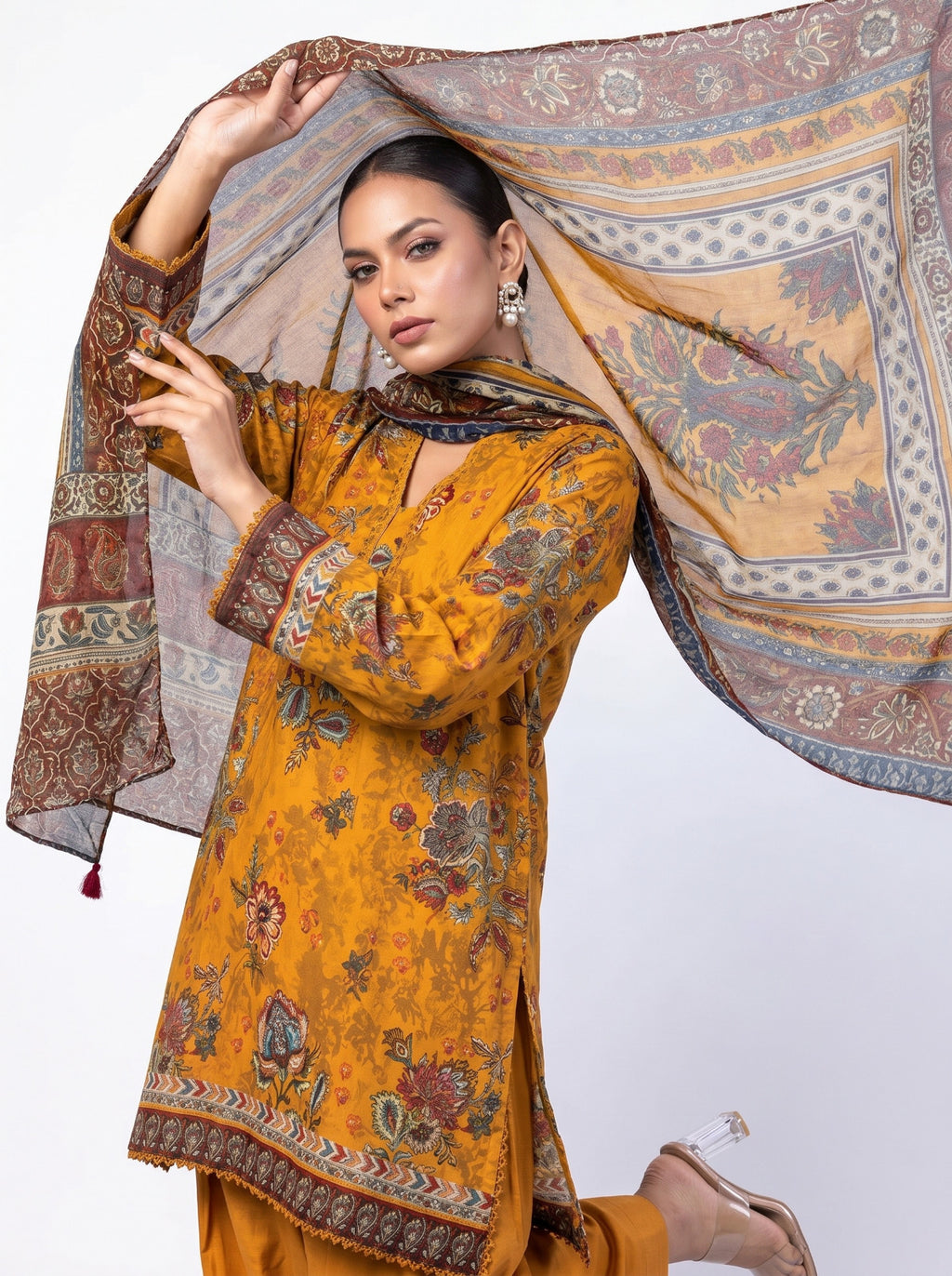 KHAADI THREE PIECE
